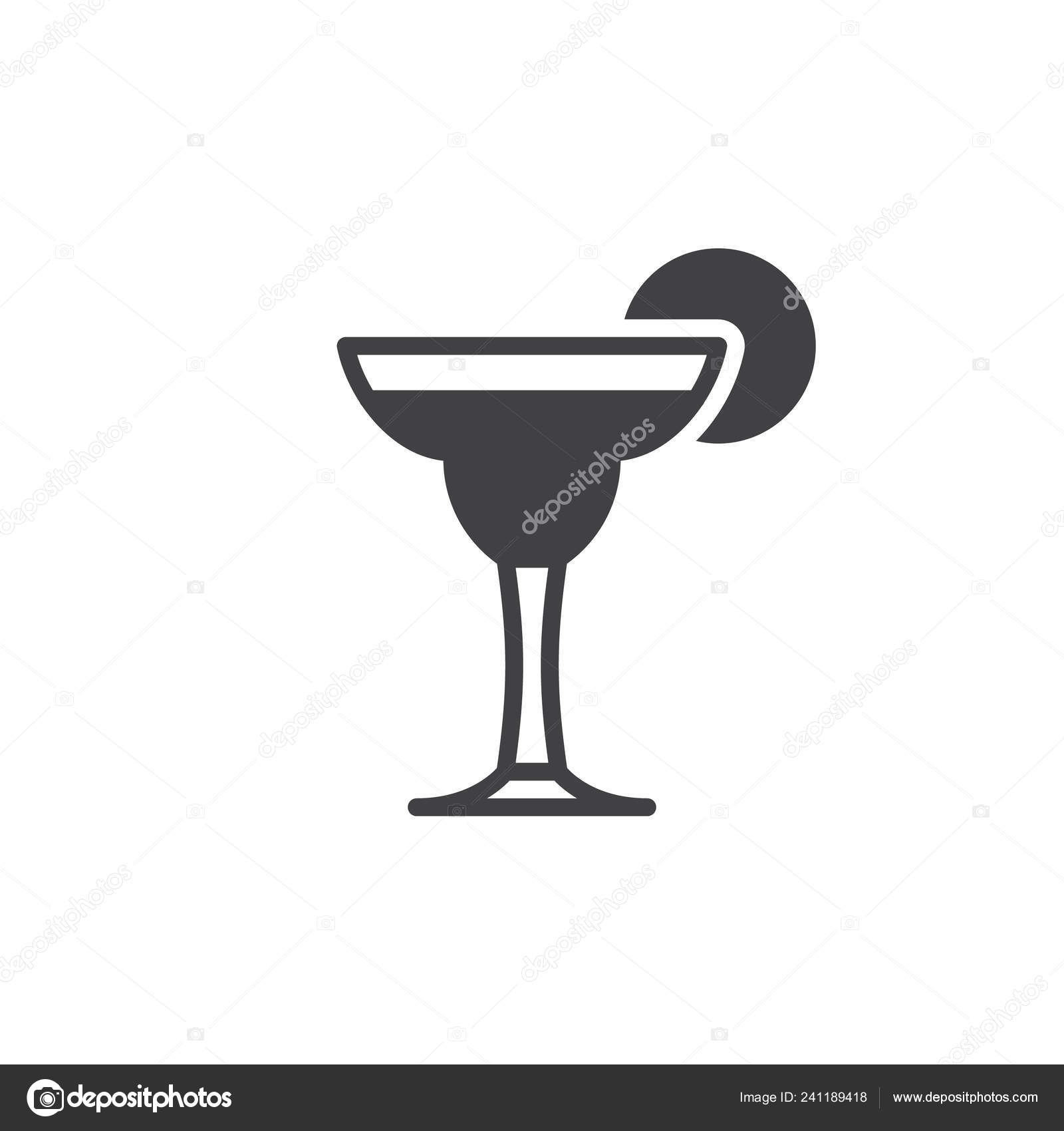 Cocktail Margarita Icon Vector Filled Flat Sign Solid Pictogram Isolated  Stock Vector by ©avicons 241189418, image size:1600x1700