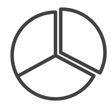 Pasta grafiği satırı simgesi, Anahat vektör işareti üzerinde beyaz izole doğrusal stil piktogram. Sembol, logo illüstrasyon. Düzenlenebilir kontur