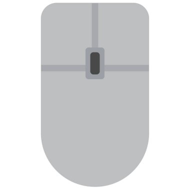 Bilgisayar fare vektör çizim. Düz stil tasarım. Renkli grafik