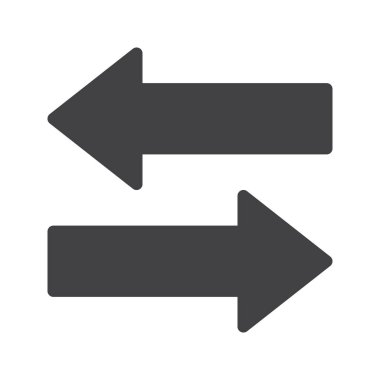 Okları simge vektör, düz işareti, üzerinde beyaz izole katı piktogram dolu. Sembol, logo illüstrasyon.