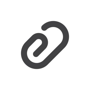 Ataç basit simge vektör, düz işareti, üzerinde beyaz izole katı glif dolu. Sembol, logo illüstrasyon. Piksel mükemmel vektör grafikleri