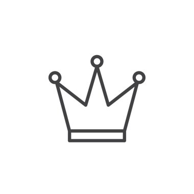 Fairytale satırı simgesi, Anahat vektör işareti, üzerinde beyaz izole doğrusal stil piktogram. Sembol, logo illüstrasyon. Düzenlenebilir kontur