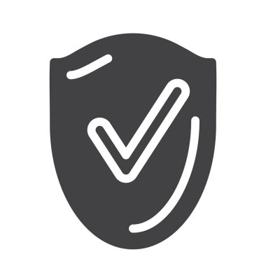 İşaretli simge vektör, düz işareti, üzerinde beyaz izole katı piktogram dolu. Sembol, logo illüstrasyon. Piksel mükemmel grafikler