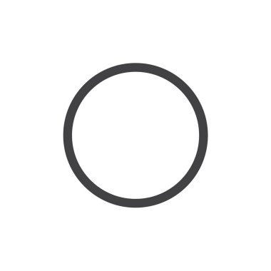 Dolunay simge vektör, düz işareti, üzerinde beyaz izole katı piktogram dolu. Astroloji sembolü, logo illüstrasyon