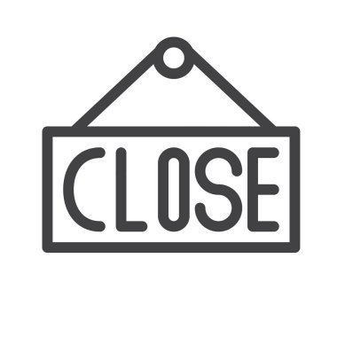 Yakın etiket satırı kutsal kişilerin resmi, vektör işareti, anahat üzerinde beyaz izole doğrusal stil piktogram. Sembol, logo illüstrasyon. Düzenlenebilir inme. Piksel mükemmel grafikler