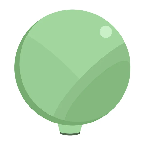 Bílé Zelí Čerstvé Zeleniny Ikonu Vektorové Ilustrace Plochý Design Izolované — Stockový vektor