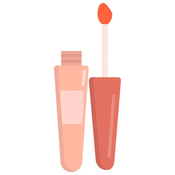 Liquid Lipstick Brush Icon Vector Illustration Flat Style Design Isolated — Stock Vector