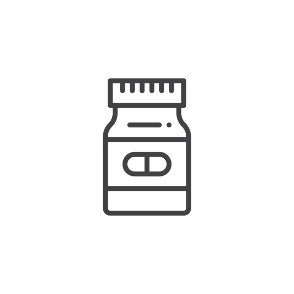 Vettore Icona Donazione Pillole Segno Piatto Pieno Pittogramma Solido Isolato — Vettoriale Stock