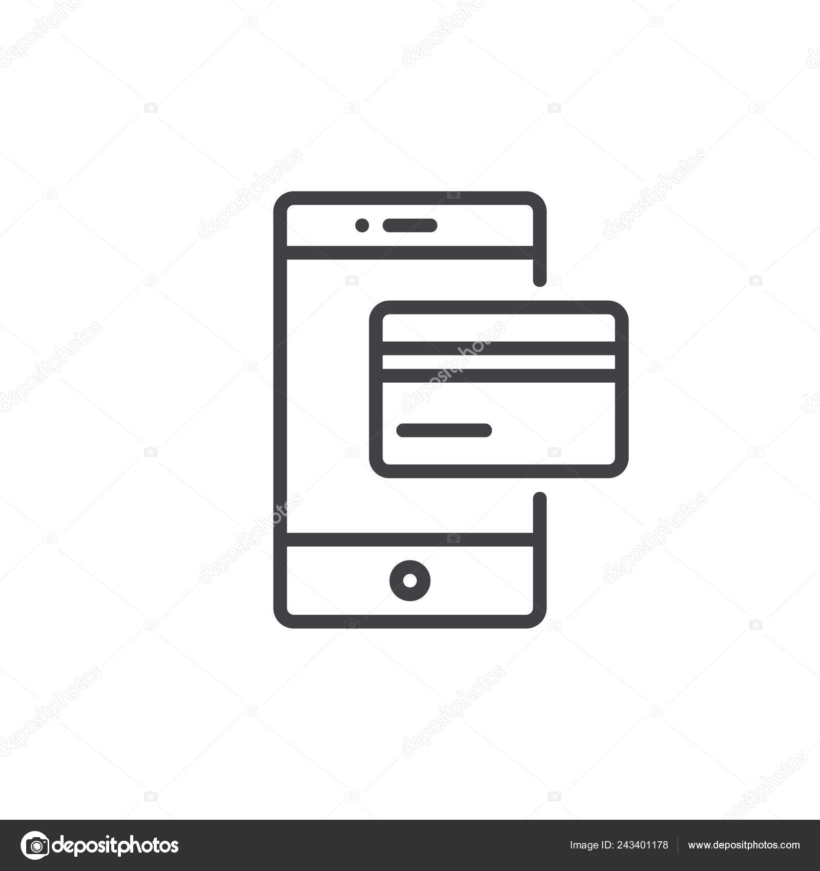 Handy Smartphone - Piktogramm - Symbol Icon Logo - schwarz weiß Stock  Vector