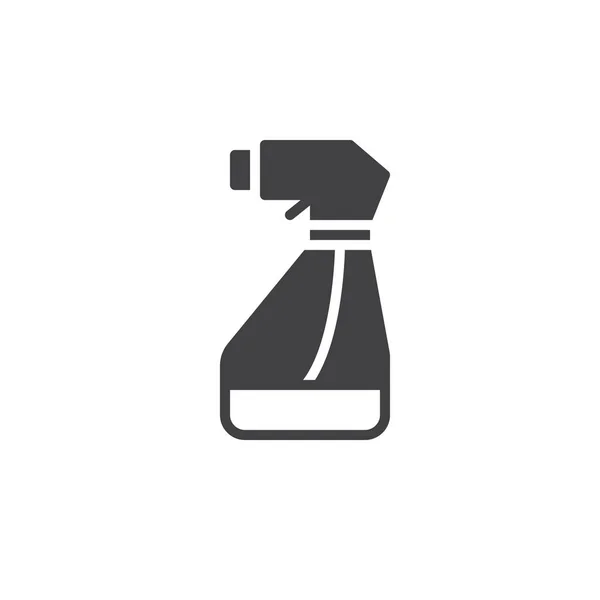 Glass Cleaner Sprayer Icon Vector Filled Flat Sign Solid Pictogram — Stock Vector