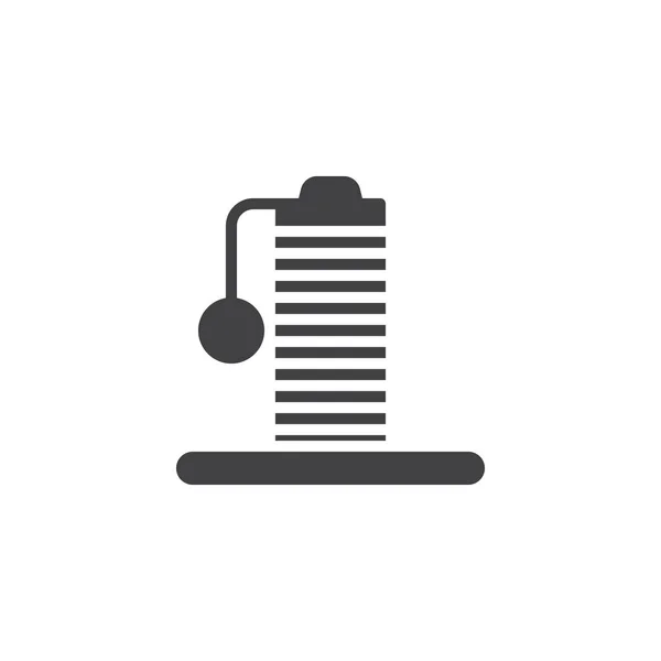 Icono de rascacielos sobre fondo blanco — Vector de stock © Adams