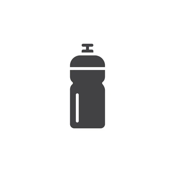 Water Bottle Icon Vector Filled Flat Sign Solid Pictogram Isolated — Stock Vector