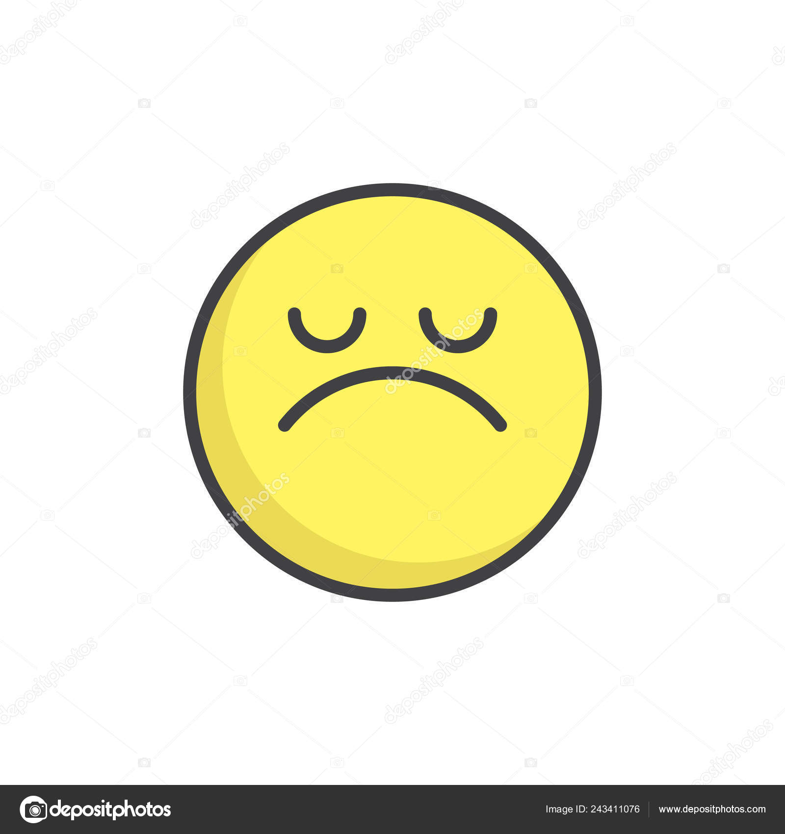 Arrogantes Gesicht Emoticon Gefüllte Umrisssymbol Linienvektorzeichen  Lineares Buntes Piktogramm Isoliert Stock-Vektorbild von ©avicons 243411076, image size:1600x1700