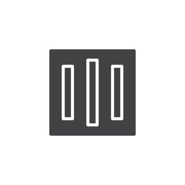 Damla kuru simge vektör, dolu düz işareti, üzerinde beyaz izole katı piktogram. Sembol, logo illüstrasyon.