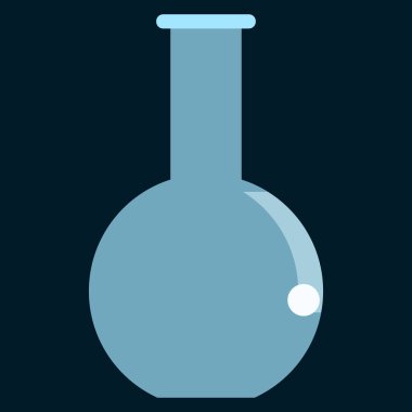 Kimyasal şişesi düz kutsal kişilerin resmi, vektör işareti, renkli sembol siyah izole. Sembol, logo illüstrasyon. Düz stil tasarım