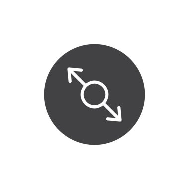 Okları simge vektör, dolu düz işareti, üzerinde beyaz izole katı piktogram yeniden boyutlandırın. Sembol, logo illüstrasyon genişletmek.