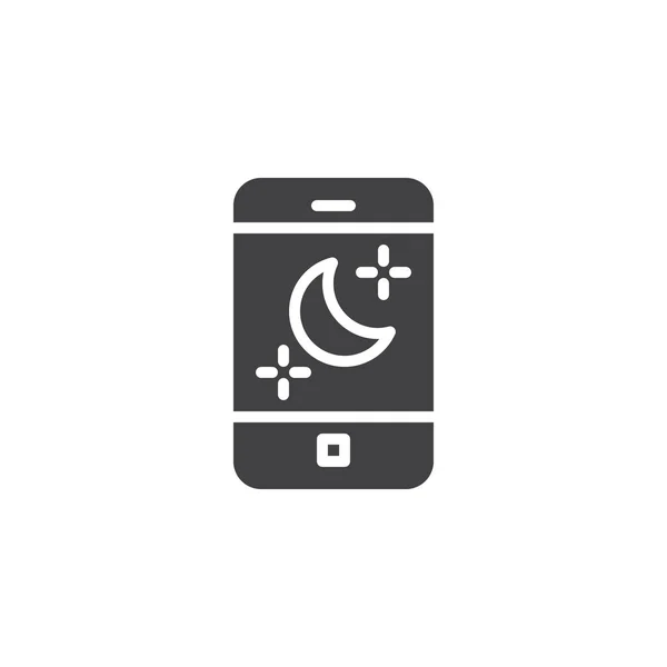 Mobiele App Vector Weerpictogram Gevuld Platte Teken Voor Mobiele Concept — Stockvector