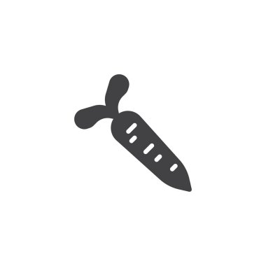 Havuç sebze simge vektör