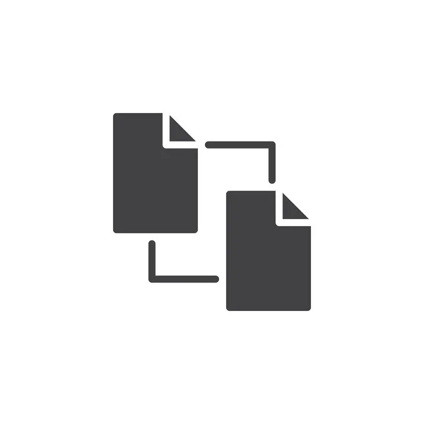 Copiar archivo documento icono vector — Archivo Imágenes Vectoriales