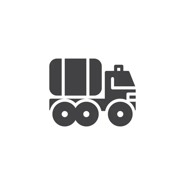 Fire Truck Pictogram Vector Gevulde Plat Bord Solide Pictogram Geïsoleerd — Stockvector