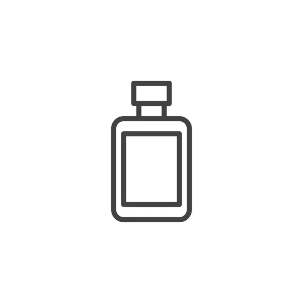 Після Гоління Пляшка Лосьйону Контур Значок Знак Лінійного Стилю Мобільної — стоковий вектор