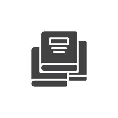 Kitap vektör simgesi. Mobil kavramı ve web tasarım için düz işareti dolu. Metin kitap basit katı simgesi. Sembol, logo illüstrasyon. Piksel mükemmel vektör grafikleri