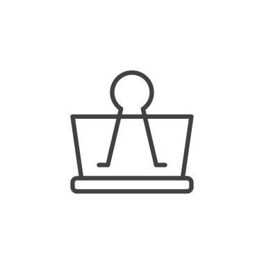 ATAÇ anahat simgesi. Mobil kavramı ve web tasarım için doğrusal stili işaret. Küçük basit bir çizgi vektör simgesi. Sembol, logo illüstrasyon. Piksel mükemmel vektör grafikleri