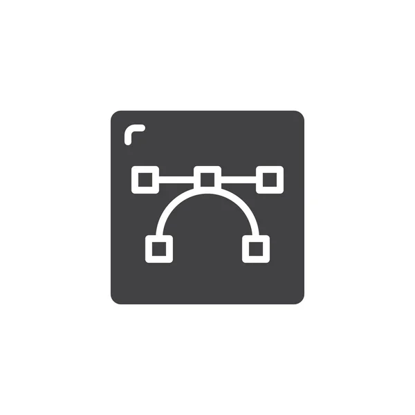 Значок Вектора Векторной Графики Заполненный Плоский Знак Мобильной Концепции Веб — стоковый вектор