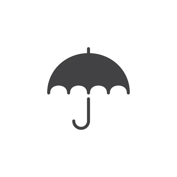 Umbrella Vector Icon Filled Flat Sign Mobile Concept Web Design — Stock Vector