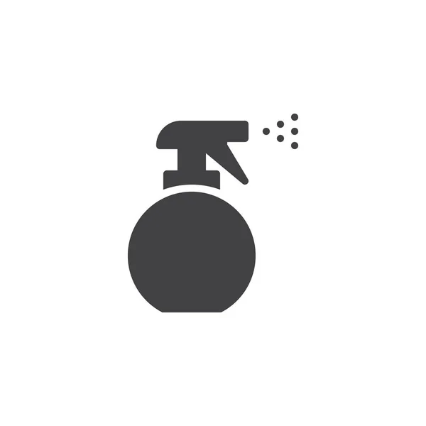 スプレー ボトルのベクター アイコン モバイルの概念と Web デザインのフラット記号を記入しました 水スプレー簡単な固体アイコンを理髪店します シンボル ロゴの図 ピクセル完璧なベクトル — ストックベクタ