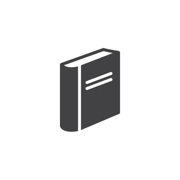 Иконка Вектора Книги Заполненный Плоский Знак Мобильной Концепции Веб Дизайна — стоковый вектор
