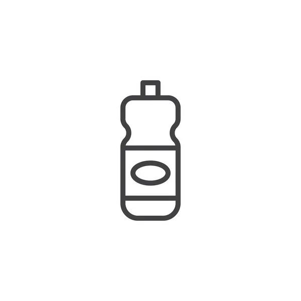 Reetergent Bottle Outline Icon Знак Стиля Мобильной Концепции Веб Дизайна — стоковый вектор