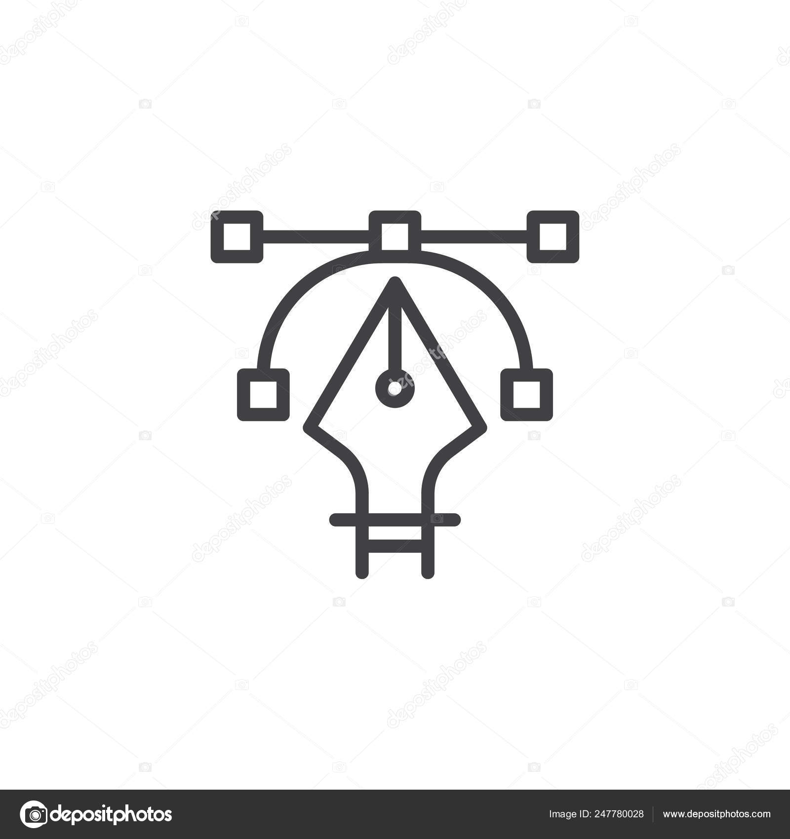 Dream Catcher Icon In Line And Pixel Perfect Style. Dream Catcher