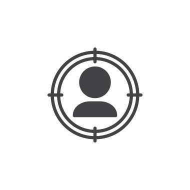 İşe Alım, özgeçmiş arama vektör simgesi