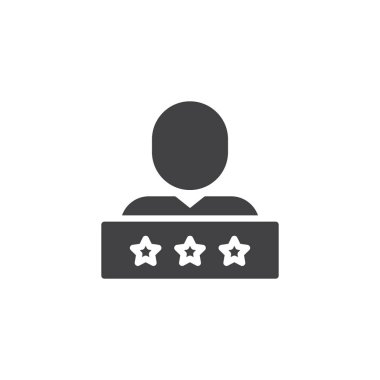 Müşteri vektör simgesi