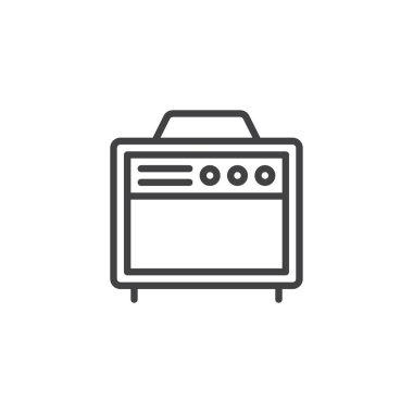 Amplifikatör anahat simgesini