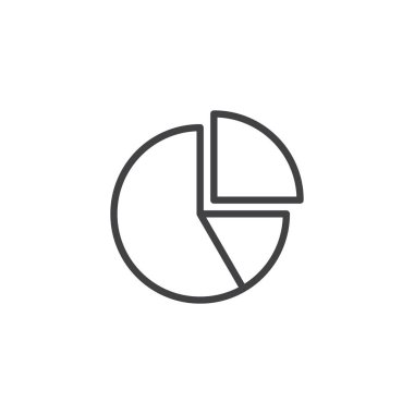 pasta grafiği anahat simgesini