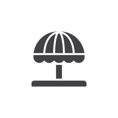 şemsiye vektör simgesi