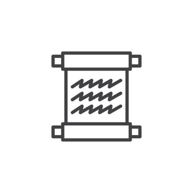 Parşömen anahat simgesini