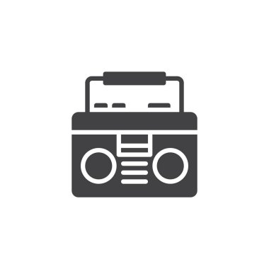 Boombox vektör simgesi