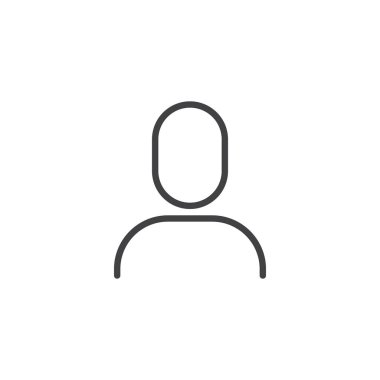 Kullanıcı hesabı anahat simgesini