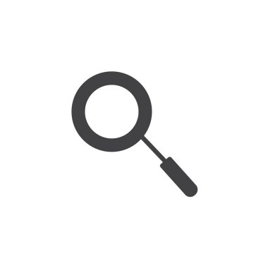 büyütme cam vektör simgesi