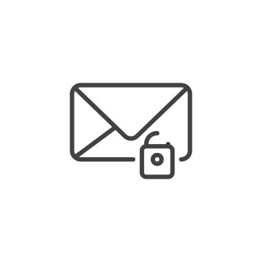 E-posta anahat simgesi kilidini