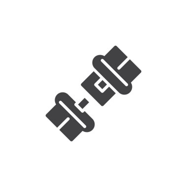 Açık emniyet kemeri vektör simgesi