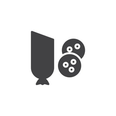 sosis vektör simgesi