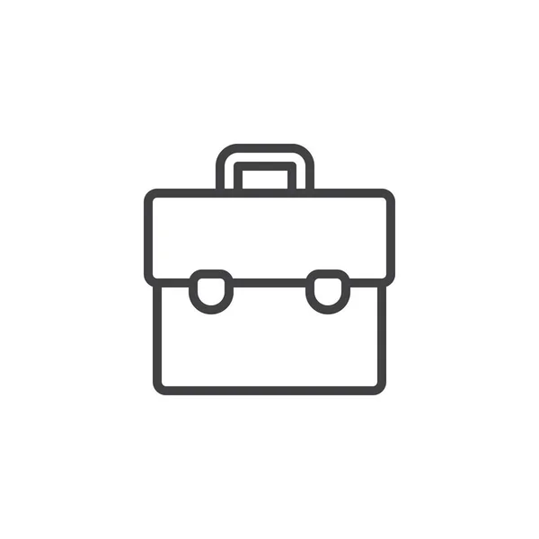Icône de contour de valise — Image vectorielle