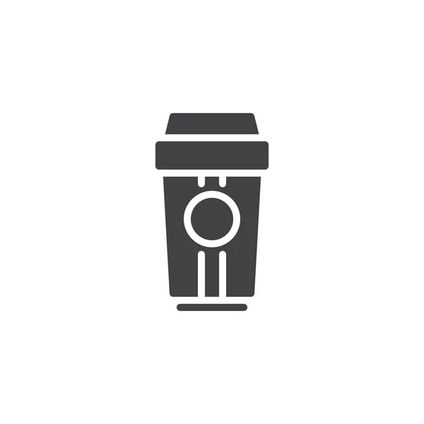 Mengambil ikon vektor cangkir kopi - Stok Vektor