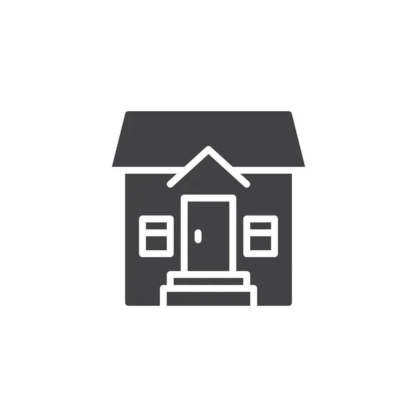 Stuga hus vektor symbol — Stock vektor