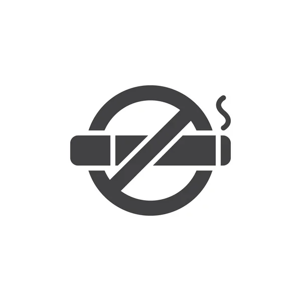Ícone vetor área para não fumar — Vetor de Stock
