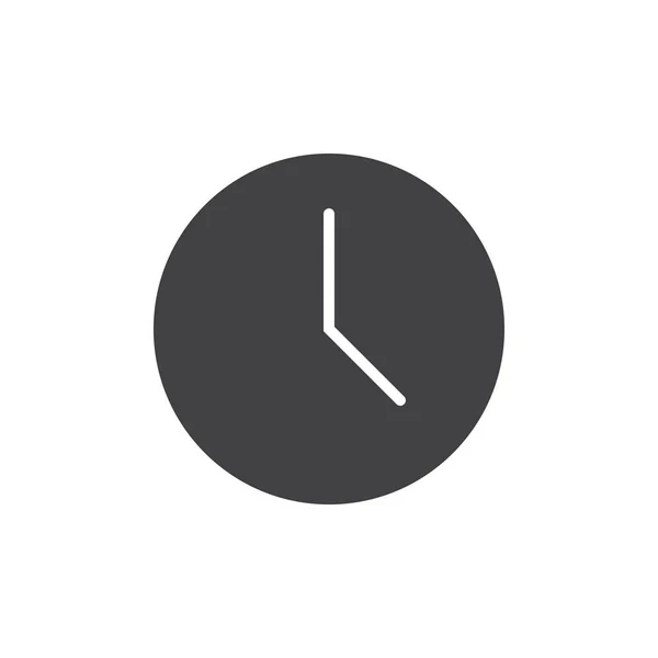 Wall clock vector icon — Stock Vector